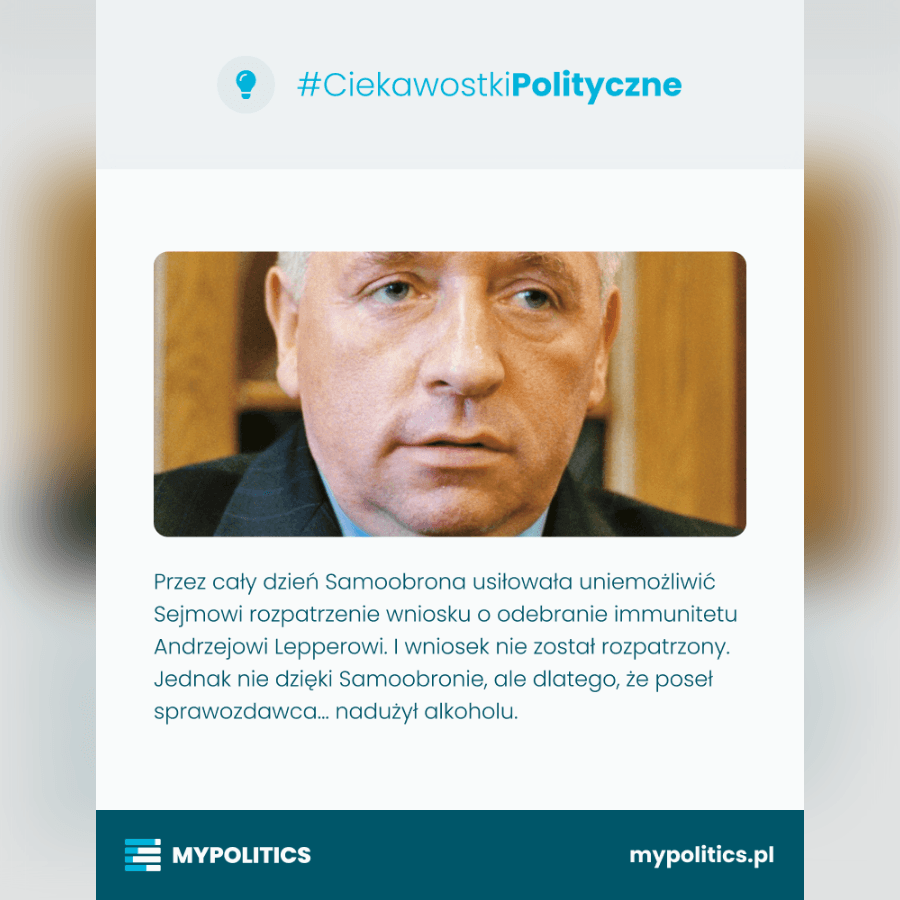 #CiekawostkiPolityczne 